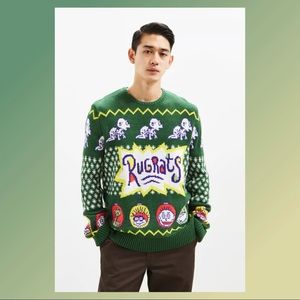 UO Nickelodeon Rugrats Christmas sweater